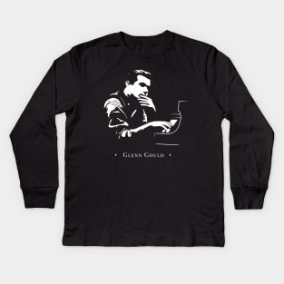 Glenn Gould Kids Long Sleeve T-Shirt